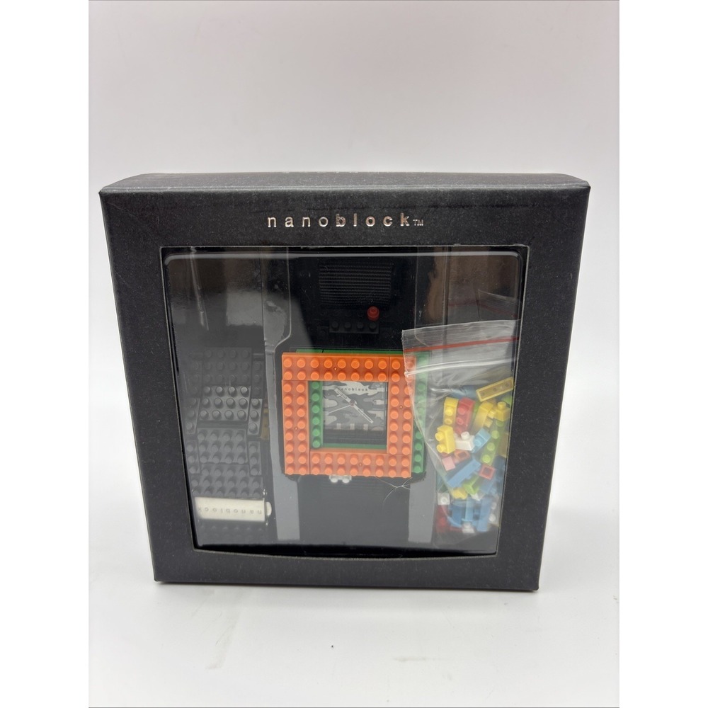 NanoBlock Black Band Square Watch